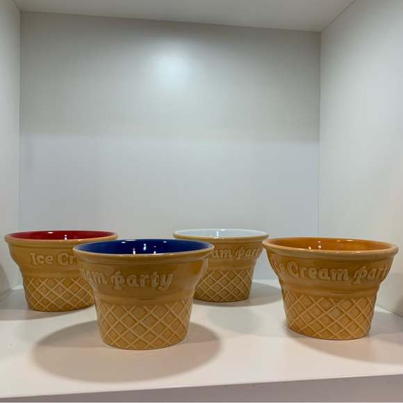 Williams Sonoma Dining Williams Sonoma Ice Cream Cone Bowls Poshmark